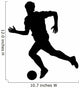 Soccer Silhouette Wall Decal