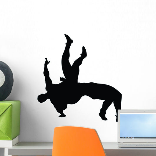 Tae Kwon Do Silhouette Wall Decal