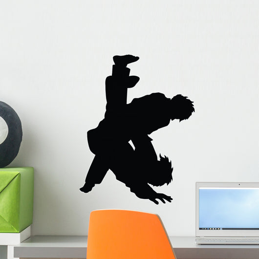 Tae Kwon Do Silhouette Wall Decal