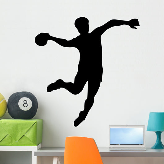 Volley Ball Silhouette Wall Decal
