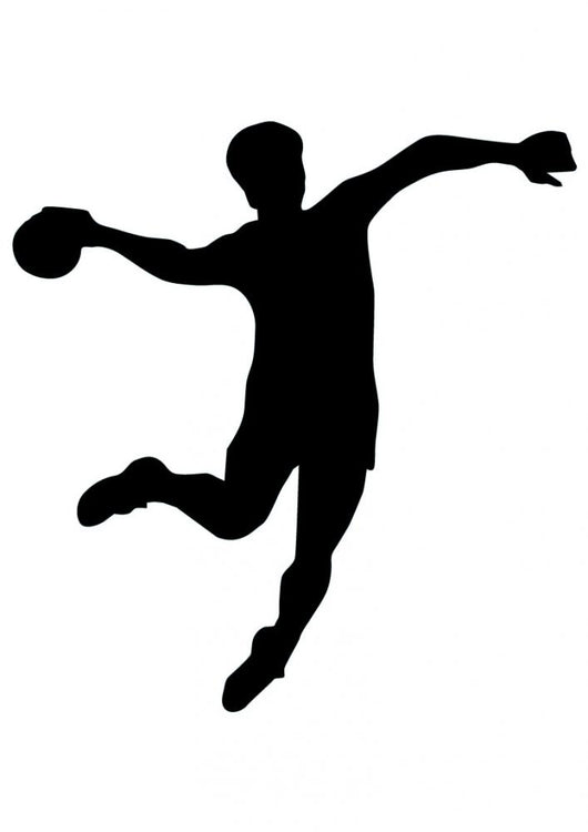 Volley Ball Silhouette Wall Decal