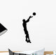 Volley Ball Silhouette Wall Decal