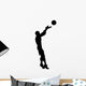 Volley Ball Silhouette Wall Decal