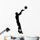 Volley Ball Silhouette Wall Decal