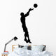 Volley Ball Silhouette Wall Decal