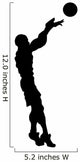 Volley Ball Silhouette Wall Decal