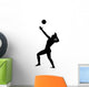Volley Ball Silhouette Wall Decal