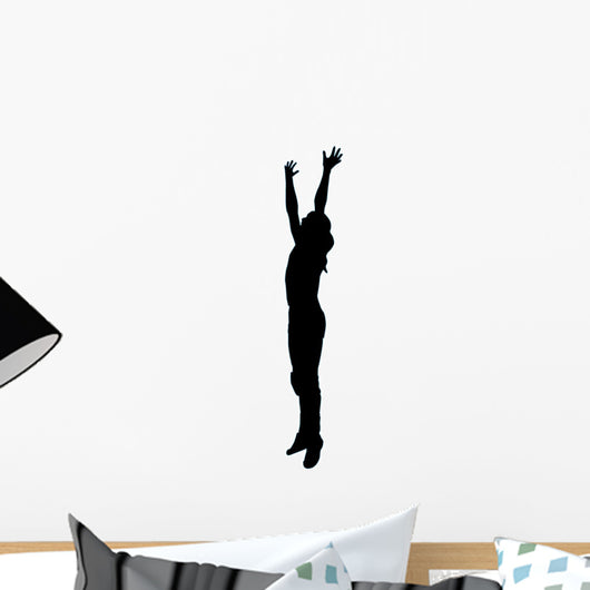 Volley Ball Silhouette Wall Decal