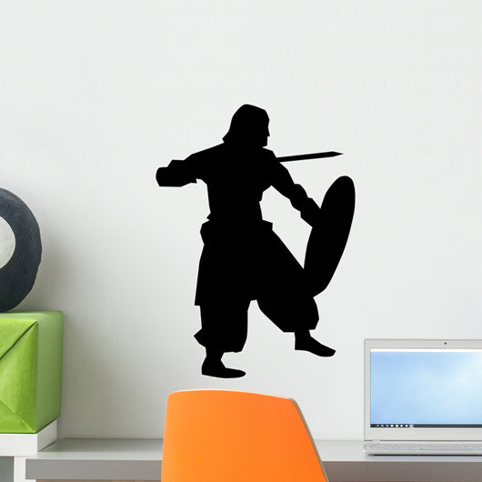 Historical Warrior Silhouette Wall Decal