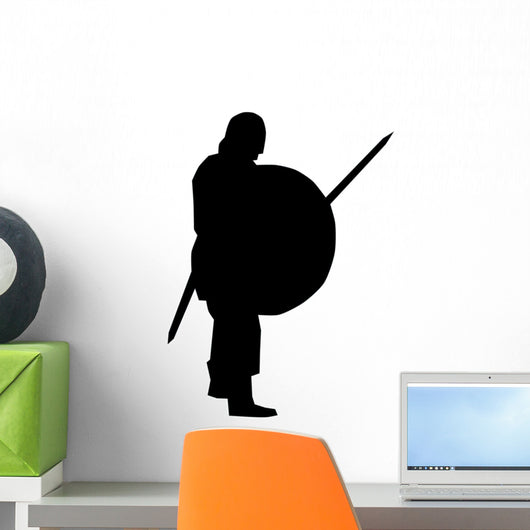 Historical Warrior Silhouette Wall Decal