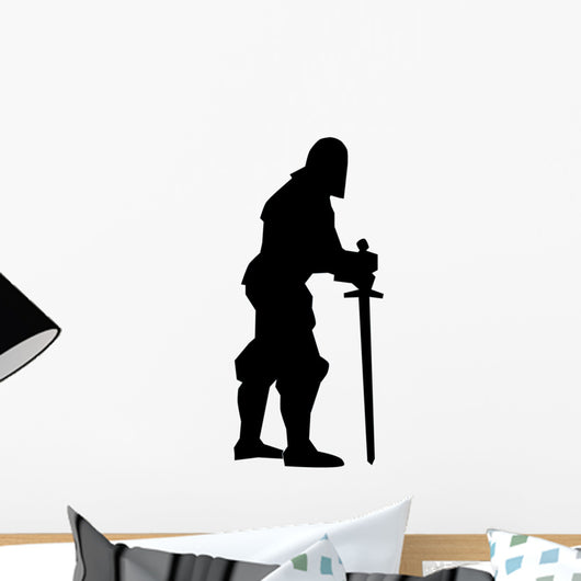 Historical Warrior Silhouette Wall Decal