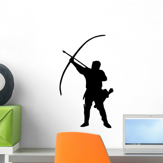 Historical Warrior Silhouette Wall Decal