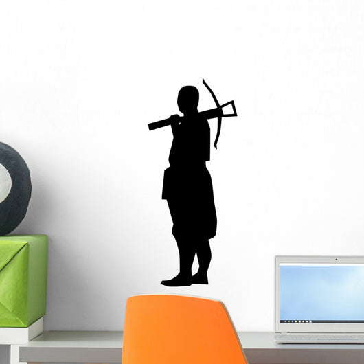 Historical Warrior Silhouette Wall Decal