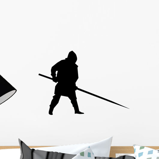Historical Warrior Silhouette Wall Decal