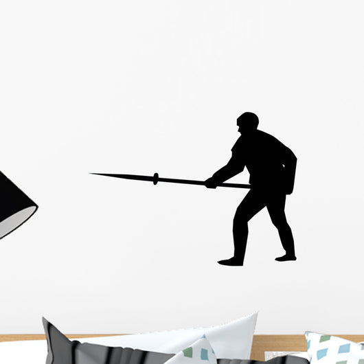 Historical Warrior Silhouette Wall Decal