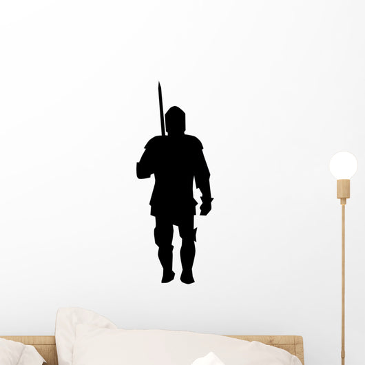 Historical Warrior Silhouette Wall Decal