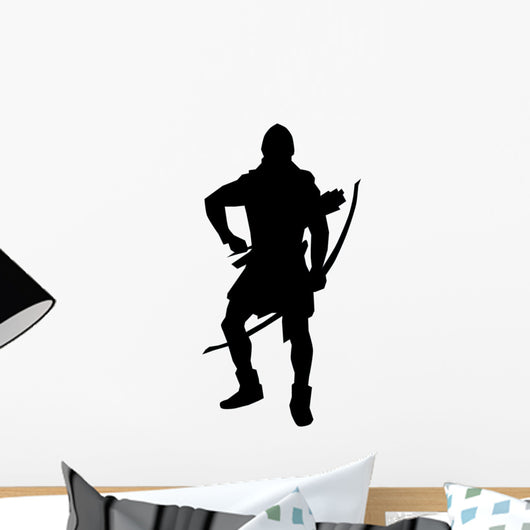 Historical Warrior Silhouette Wall Decal