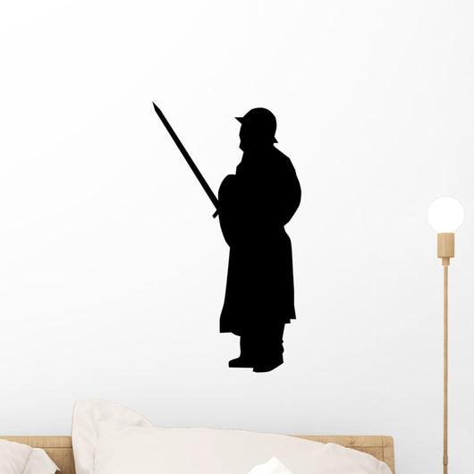 Historical Warrior Silhouette Wall Decal