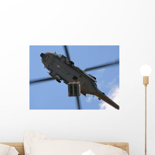 Mh-60s Seahawk Helicopter Airlifts Wall Decal