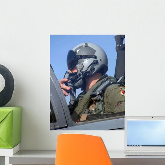 Pilot Prepares to Taxi Wall Decal