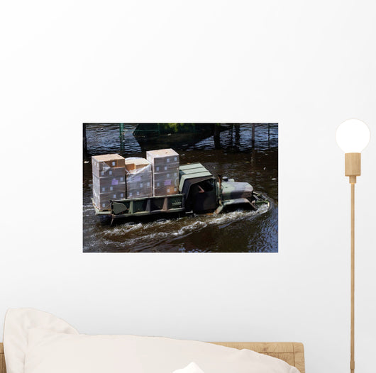 National Guard M817 5-ton Wall Decal