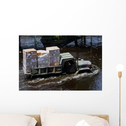 National Guard M817 5-ton Wall Decal