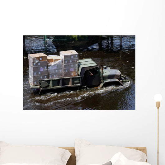 National Guard M817 5-ton Wall Decal