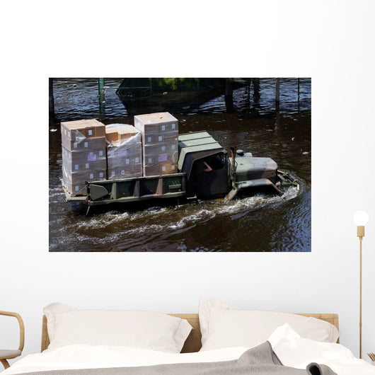 National Guard M817 5-ton Wall Decal