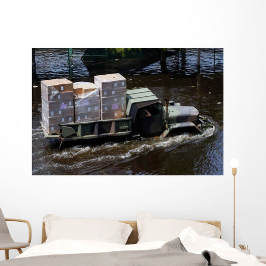 National Guard M817 5-ton Wall Decal
