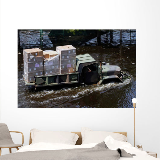 National Guard M817 5-ton Wall Decal