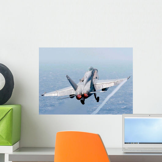 F A-18 Hornet Taking Wall Decal