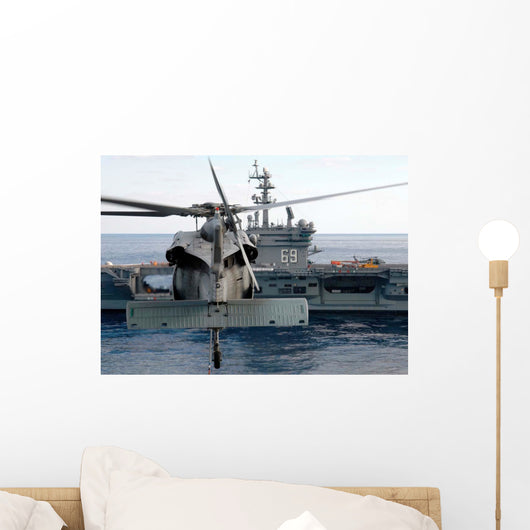 Mh-60s Seahawk Hovers Prior Wall Decal