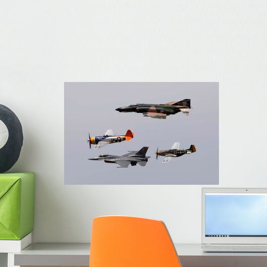 F-4 Phantom P-47 Thunderbolt Wall Decal