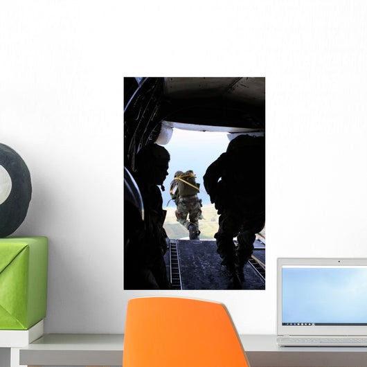 Us Army Soldier Performs Wall Decal