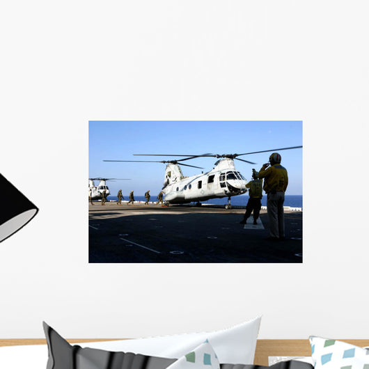 Personnel Walk into Rear Wall Decal