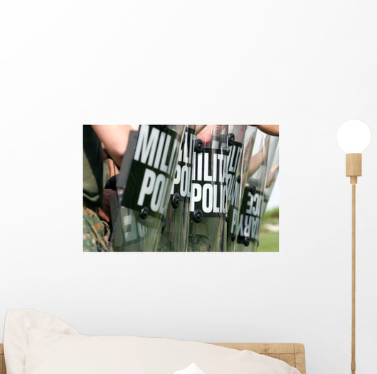 Riot Control Formation Wall Decal