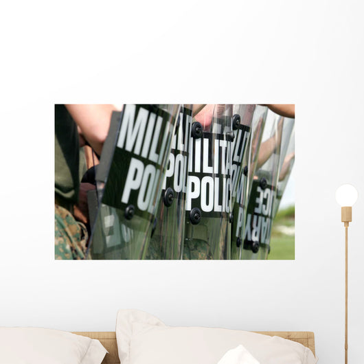 Riot Control Formation Wall Decal