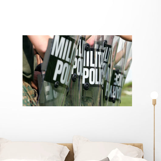 Riot Control Formation Wall Decal