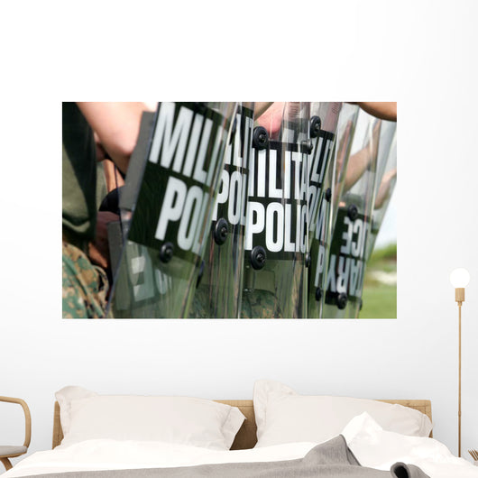 Riot Control Formation Wall Decal