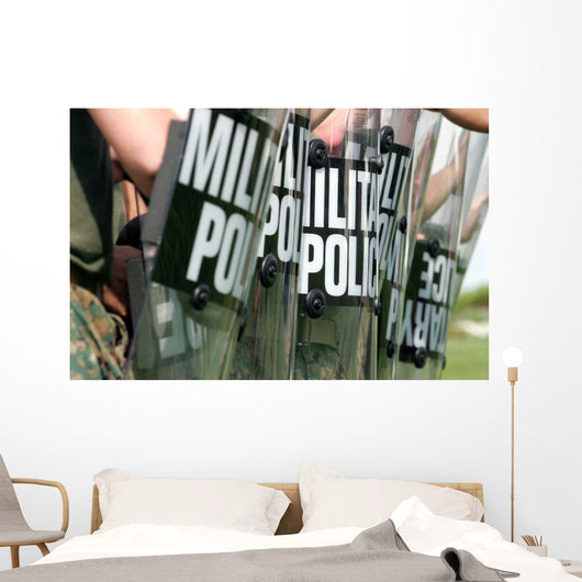 Riot Control Formation Wall Decal