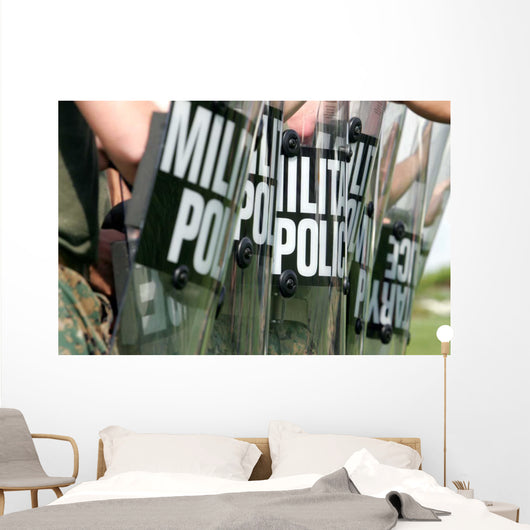 Riot Control Formation Wall Decal