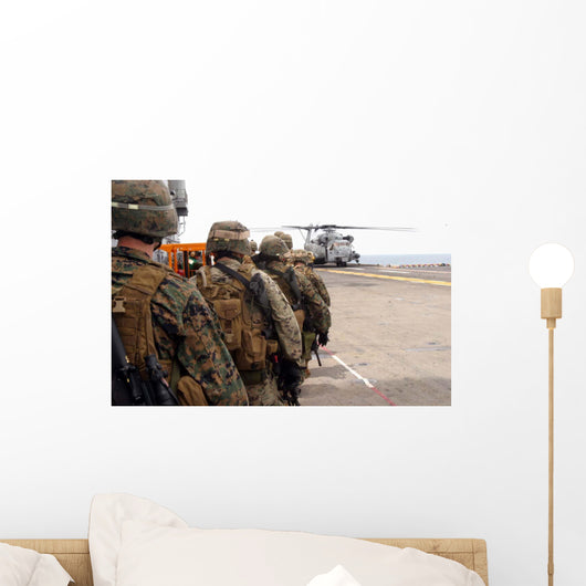 Marines and Sailors Progress Wall Decal