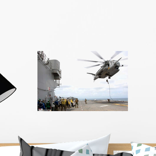 Marines and Sailors Fast-rope Wall Decal Design 1