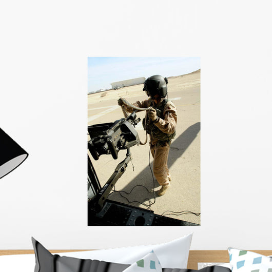 Soldier Carries 762 Mm Wall Decal