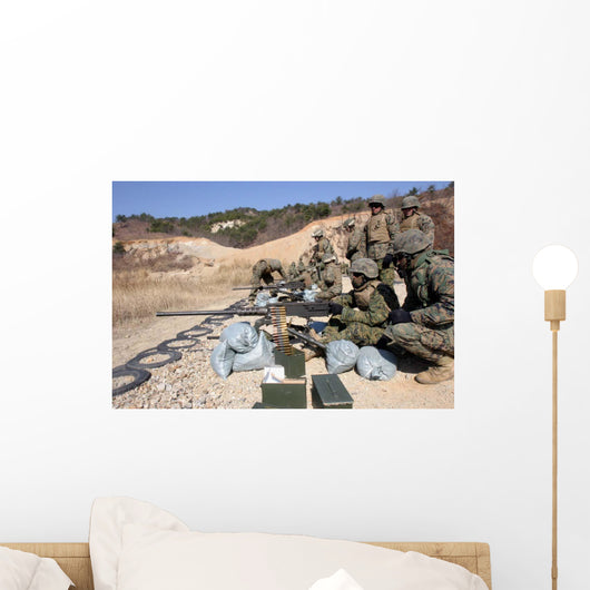Field Wireman Fires M2 Wall Decal