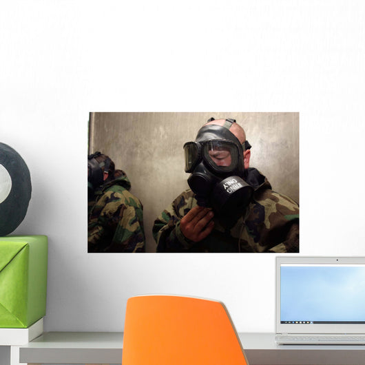 Field Radio Operator Clears Wall Decal