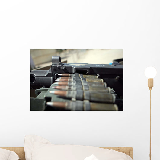 Fifty-caliber Machine Gun Rounds Wall Decal
