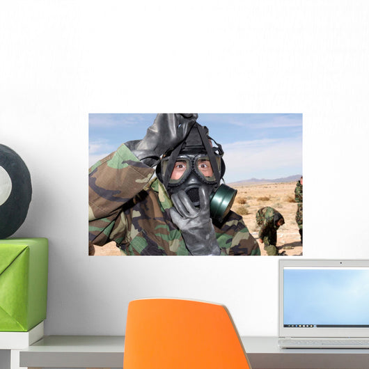 Rifleman Puts His Gas Wall Decal