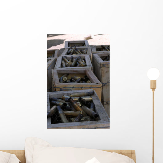 Spent 50-caliber Machine Gun Wall Decal