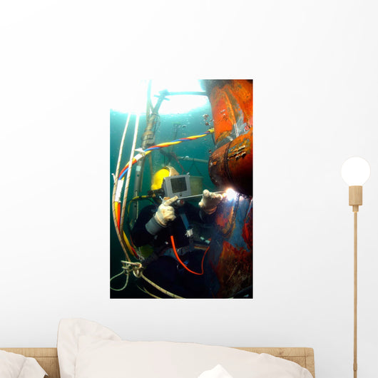 Us Navy Diver Welds Wall Decal Design 1